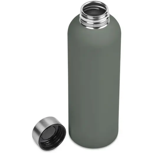 Serendipio Benson Stainless Steel Water Bottle Moss Open
